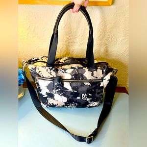 Tumi floral weekender travel duffle bag